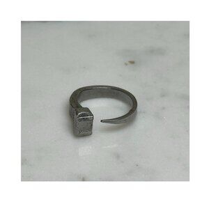 HorseShoe Nail Pinky Finger Ring Cowgirl Cowboy Hand Forged Equestrian Jewelry 6